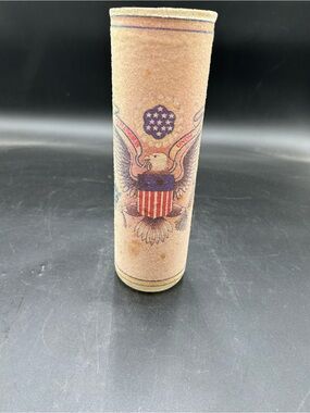 Liberty eagle Decorative candle holder with American Flag Design, patriotic